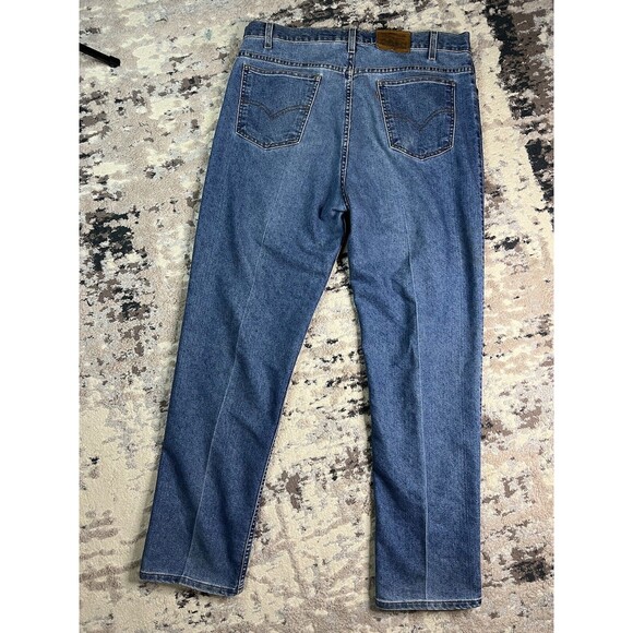 Levi's Strauss Signature 540 Relaxed Fit Jeans 38 x 32 Wrinkle Free Purple Tag - Picture 6 of 12